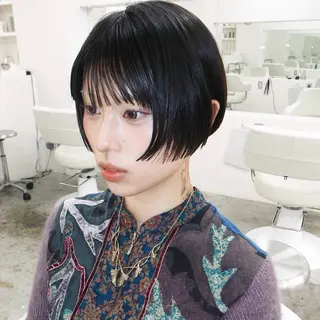ショート 楪所属・チヒロ/パーマ /ショートのヘアスタイル
