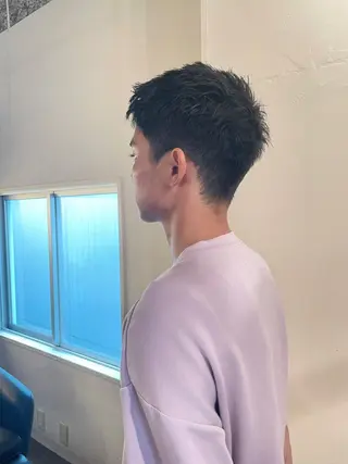 メンズ 髪質改善カラー ベージュ🤎YUMEのヘアスタイル