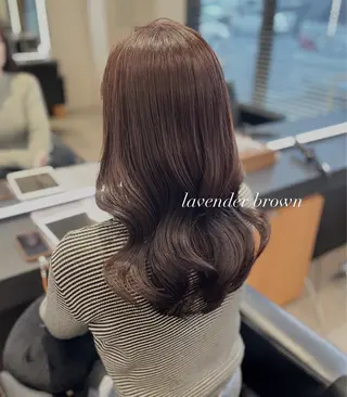 セミロング 髪質改善・水素カラー ARIA（ému）のヘアスタイル