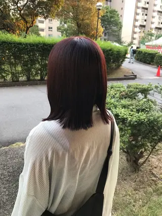 カラー muku所属・レディースカット モデル/ayunaのヘアスタイル