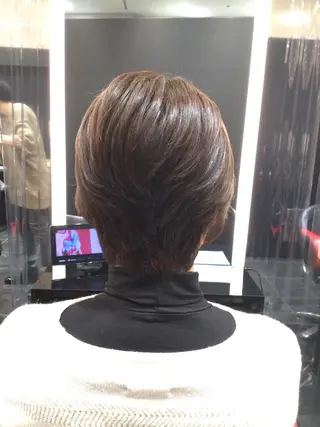 ショート カラー Annon プライベートサロンのヘアスタイル