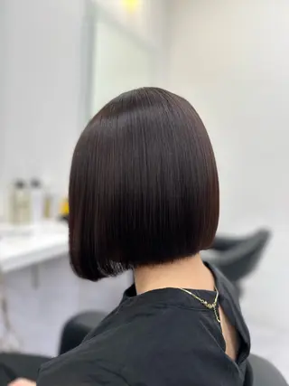 ミディアム カラー パーマ ヘアアレンジ メンズ キッズ ブリーチなしカラー/ ブラウン/レイヤーのヘアスタイル