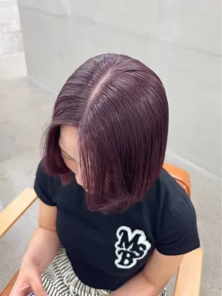 カラー ayaka/暖色 /ニュアンスボブのヘアスタイル