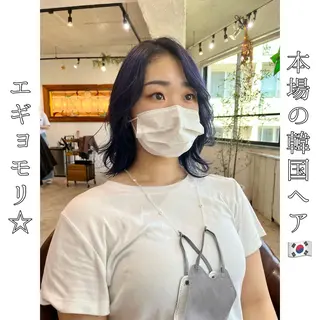 ミディアム 本場の韓国ヘア 🇰🇷チ・ヨンジュのヘアスタイル