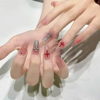 ネイル By moonネイル 🌷ワンホン/韓国風のネイルデザイン