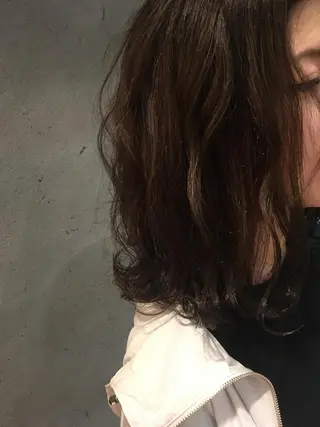 ミディアム パーマ 鎌田卓也/髪質改善 /透明感カラーのヘアスタイル