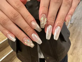 ネイル 痛ネイル🩶推し活 🤍店長sagawaのネイルデザイン