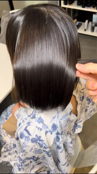 ショート ボブ×縮毛矯正 ryotaのヘアスタイル