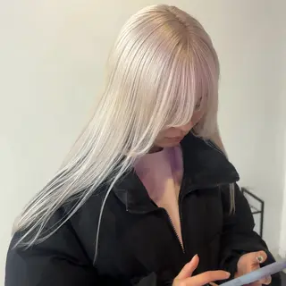 ロング カラー Ren. 🦋デザインカラーのヘアスタイル