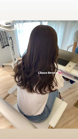 ロング カラー ParveMix🎀 稲垣詞葉のヘアスタイル