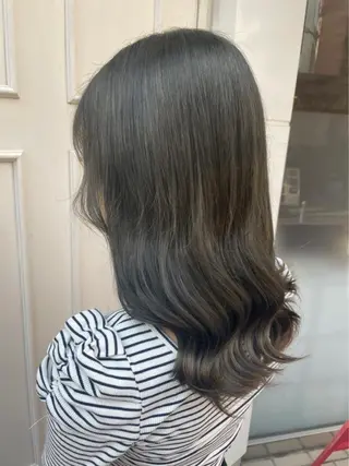 ミディアム カラー 🫟Blanco🫟 Color&Careのヘアスタイル