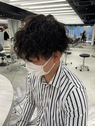 パーマ メンズ モモ 🍑のマツエク・マツパデザイン