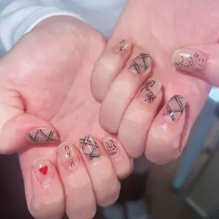ネイル 🌖す い🌒のネイルデザイン