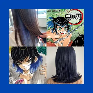 カラー ✨艶ブリーチカラー ✨四ノ宮裕己のヘアスタイル