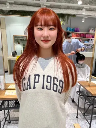 カラー hair &eye あおいのヘアスタイル