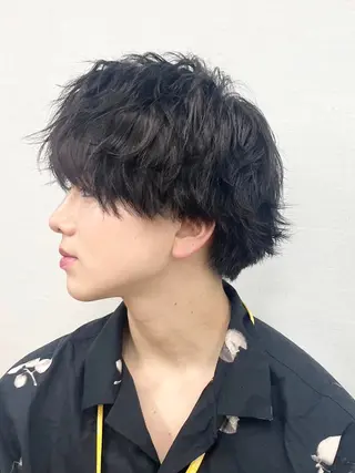 ヘアアレンジ メンズ 加藤 圭悟のヘアスタイル