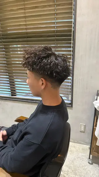 パーマ メンズ Bernie boyのヘアスタイル