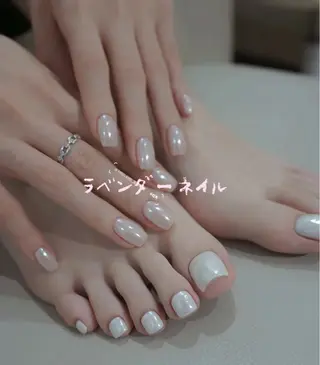 ネイル ラベンダー💖日暮里 ルル💖ネイルのネイルデザイン