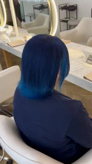 ミディアム 飯嶋 萌のヘアスタイル