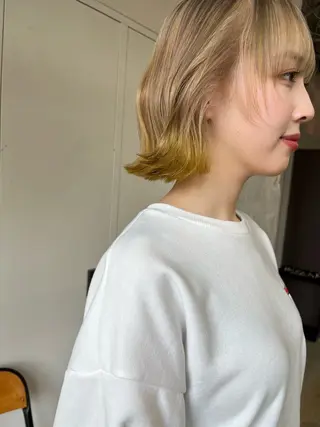 ミディアム カラー 小木曽智美 /ボブ/ショートのヘアスタイル