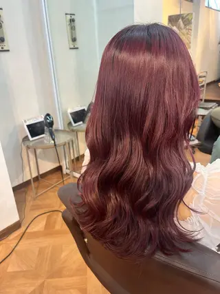 セミロング 🍒Ayana🍒 艶カラー🍒のヘアスタイル