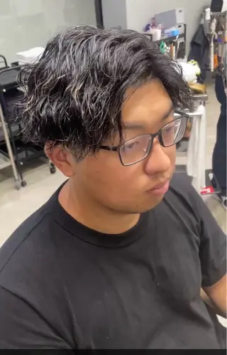 ショート パーマ メンズ メンズ専門サロン wokeのヘアスタイル