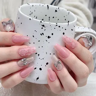 ネイル 長いだし/スカルプ/ パラシェルN.oneのネイルデザイン