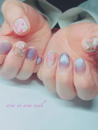 ネイル arm in arm ︎✿Yamamotoのマツエク・マツパデザイン