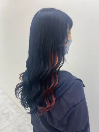 ロング カラー ヘアアレンジ 🥀社内技術講師🥀 稲場皓一のヘアスタイル