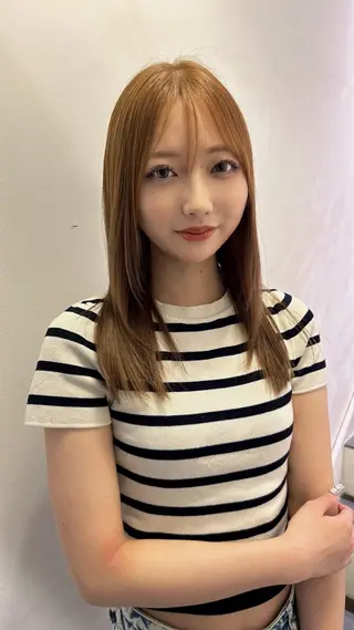 ロング 高山 沙来/レイヤー カット/縮毛矯正のヘアスタイル