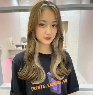 セミロング Lond  mare 🦋ayana🦋のヘアスタイル