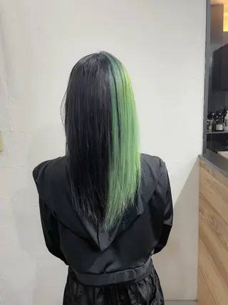 セミロング カラー かんばら りょーいのヘアスタイル