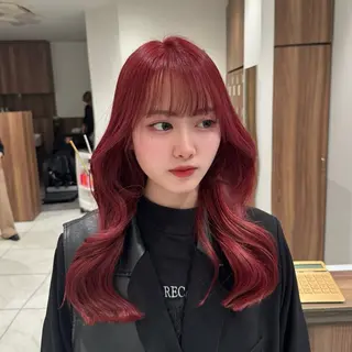 ロング カラー 🩷渋谷/韓国レイヤ ー/艶髪/Sayaのヘアスタイル
