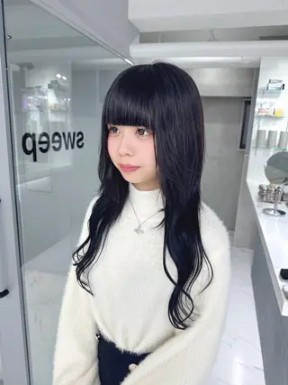 ロング Mana/ハイトー ン/レイヤー/ウルフのヘアスタイル