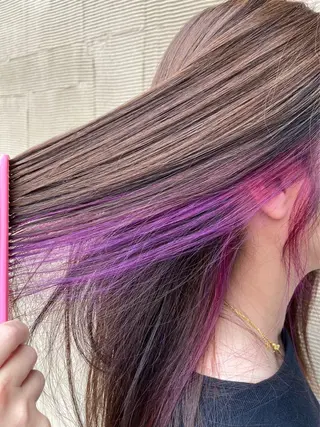 ロング カラー Nani SATOMIのヘアスタイル