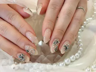 ミディアム NAIL SALON FLOR所属・ワンホンネイル/ 韓国ネイルMAKIのネイルデザイン