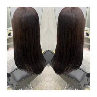 ロング 🩶韓国艶髪🇰🇷 下本夕綺のヘアスタイル