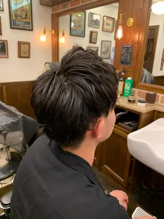 ショート メンズ ヒロ銀座 バーバーショップ神楽坂所属・ひらお あおとのヘアスタイル