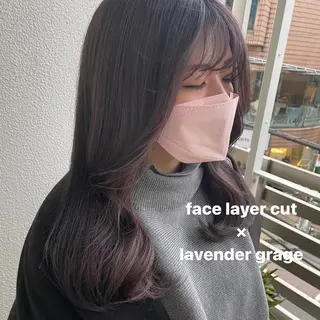 セミロング 《暖色/韓国hair 》🇰🇷桑原ユキネのヘアスタイル