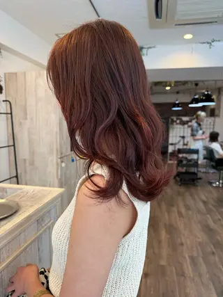 セミロング カラー m ā l o.🌷 サカモトマイコのヘアスタイル