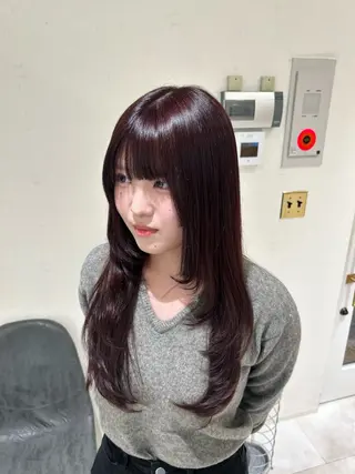 ロング カラー Ray所属・神田 音羽のヘアスタイル