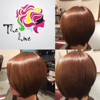 ショート カラー Hair salon The  hiveのヘアスタイル