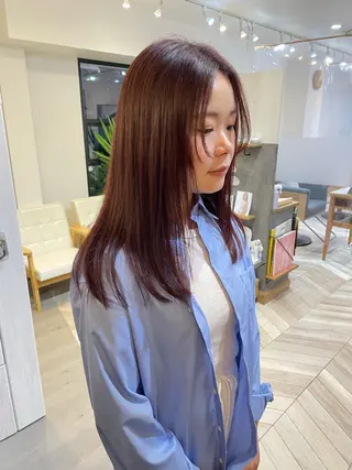 ロング 永井 瑞穂のヘアスタイル