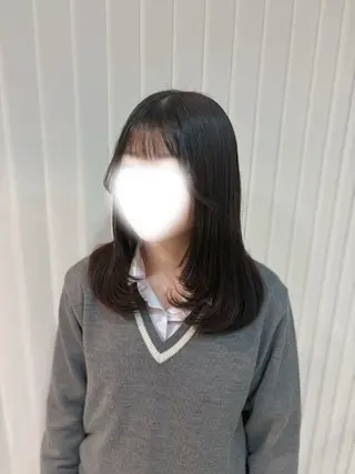 セミロング 🎀カラー・カットモ デル募集中✧めい🎀のヘアスタイル