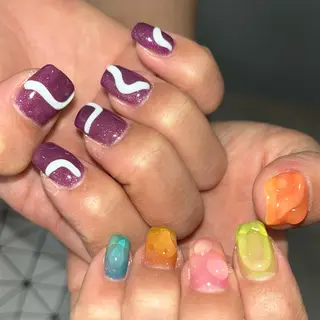 ネイル 🪐富島彩夏 /海外nail🪐のネイルデザイン