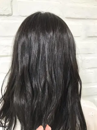 セミロング カラー 【暖色カラー特化】 中山由梨のヘアスタイル