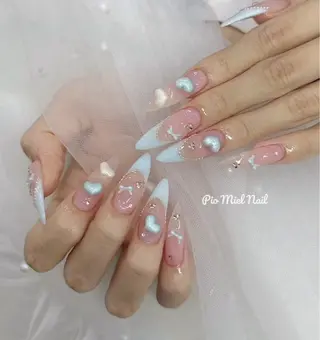 ネイル HANA 長さだしのネイルデザイン