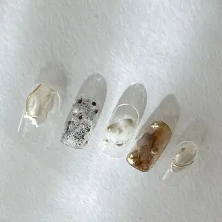 ネイル Nail salon Roovely 代官山店【ネイルサロンルブリー】所属・roovely Rumi／ニュアンスのネイルデザイン