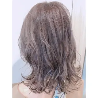 セミロング カラー 髪質改善/茅ヶ崎 マツモト リョウのヘアスタイル