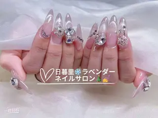 ネイル ラベンダー💖日暮里 ルル💖ネイルのネイルデザイン